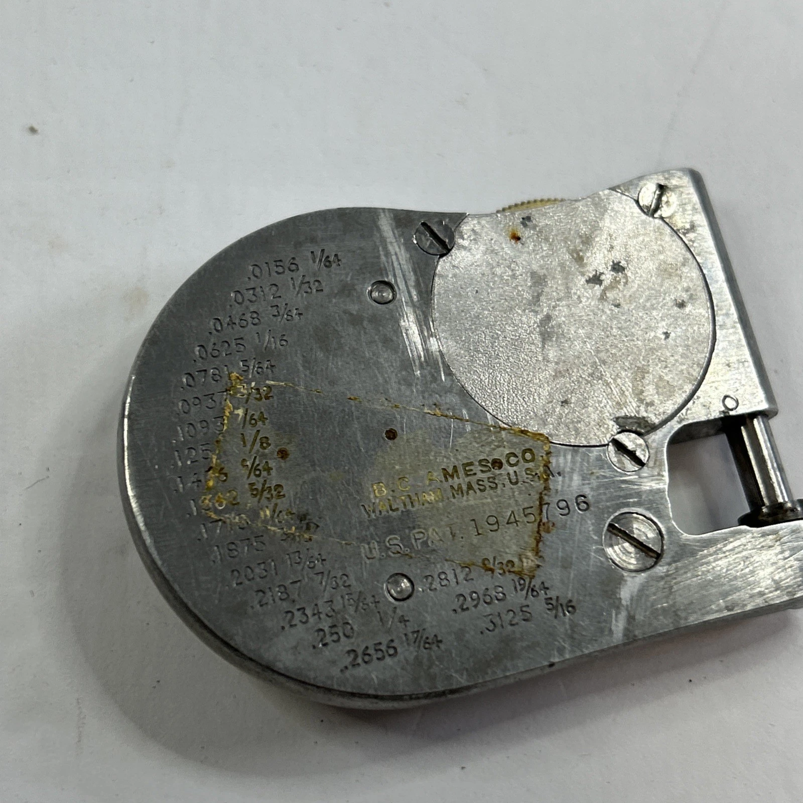 B.C. Ames No. 25 Dial Thickness Gauge — photo 3