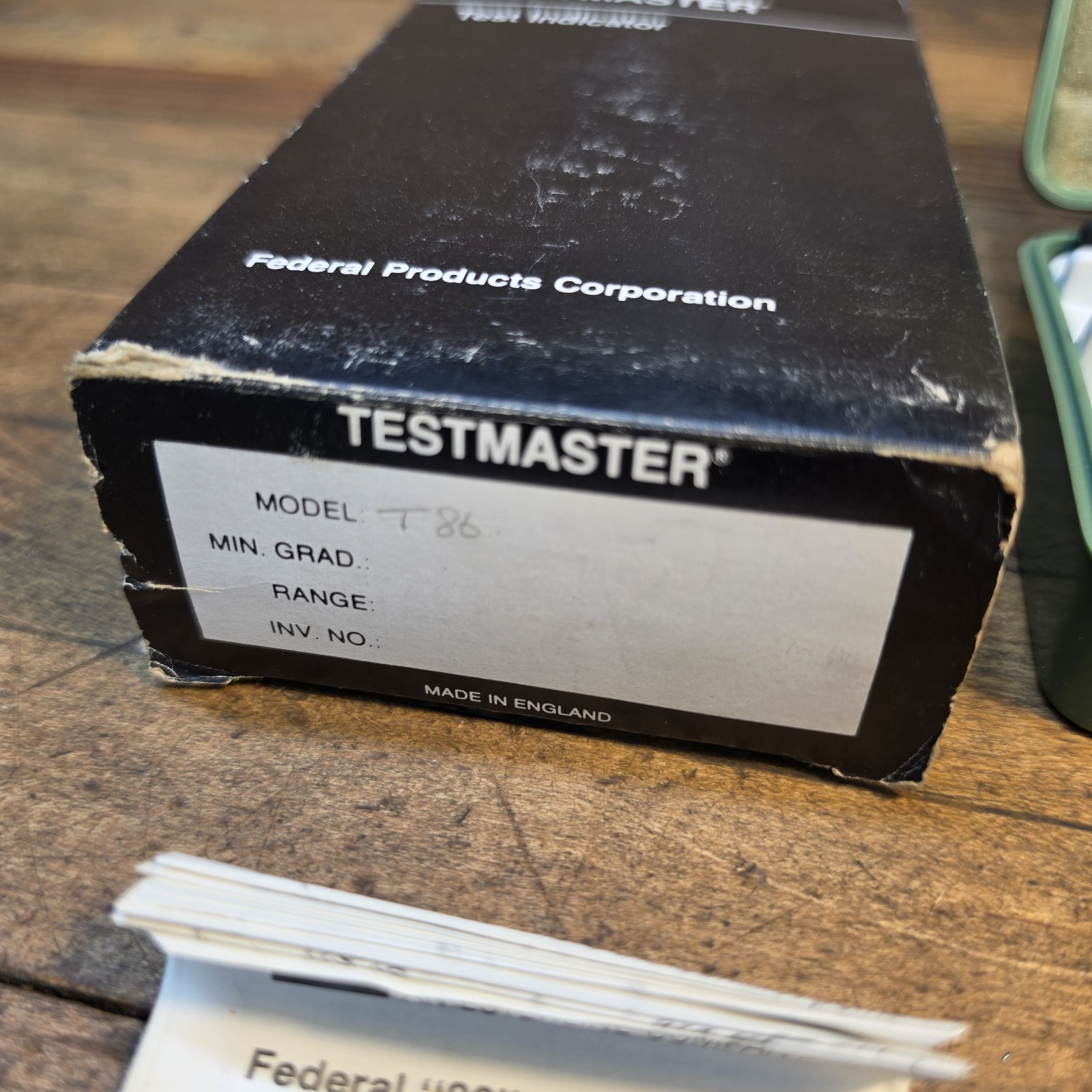 Federal Testmaster T-86 Dial Test Indicator Set — photo 5