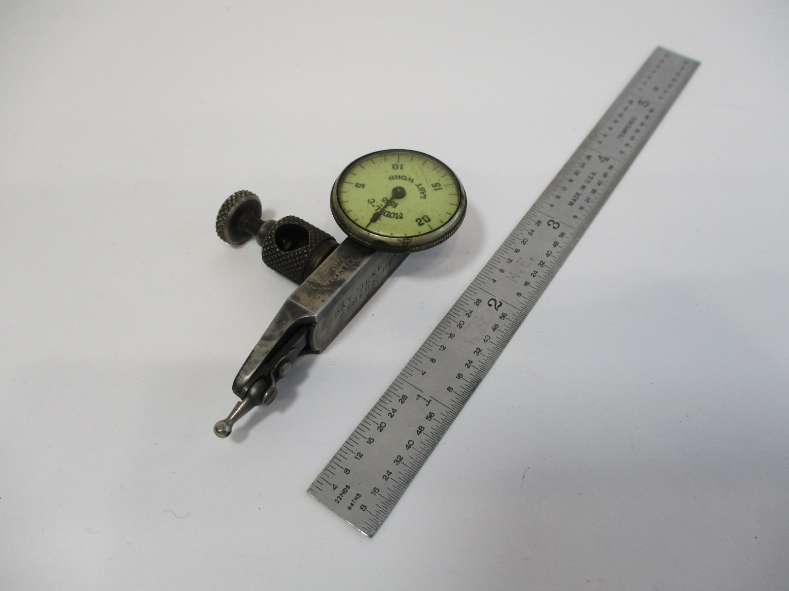 Lowe Model C Last Word Dial Indicator Pre Starrett .001 in