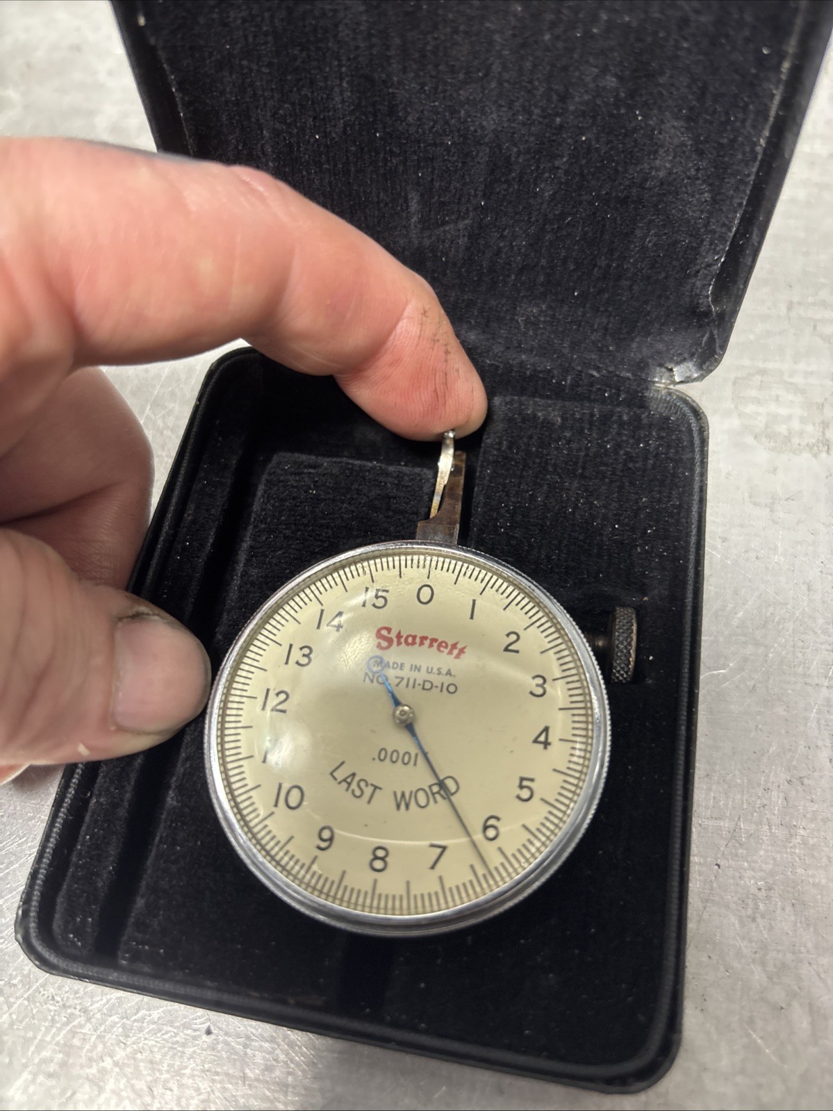 Starrett No 711-D-10 Last Word Dial Test Indicator — photo 6