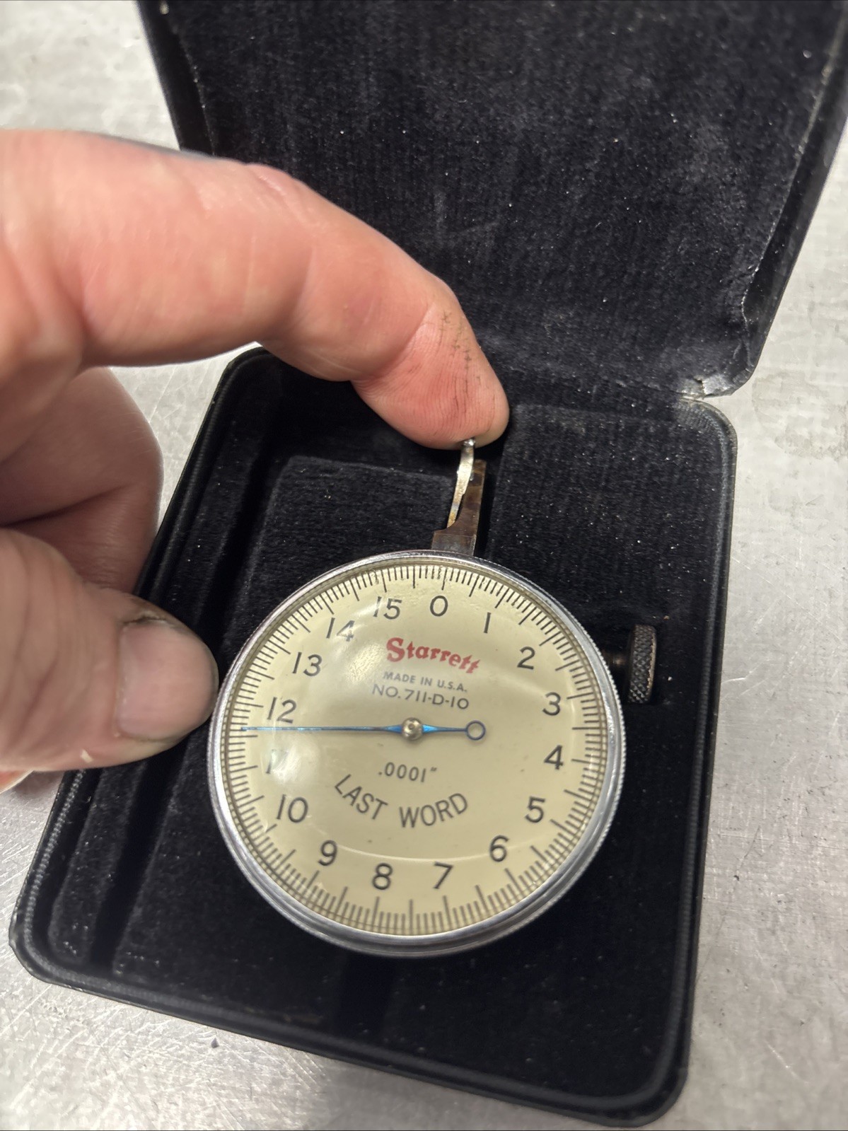 Starrett No 711-D-10 Last Word Dial Test Indicator — photo 7