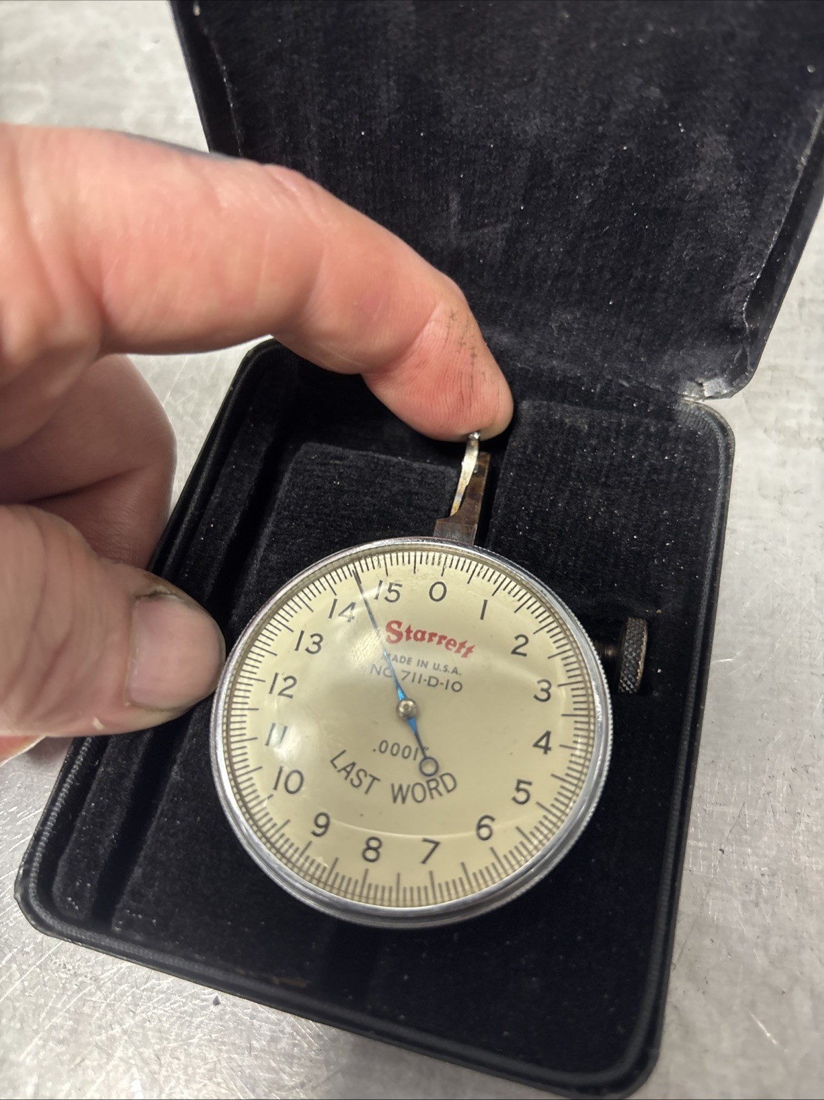 Starrett No 711-D-10 Last Word Dial Test Indicator — photo 8