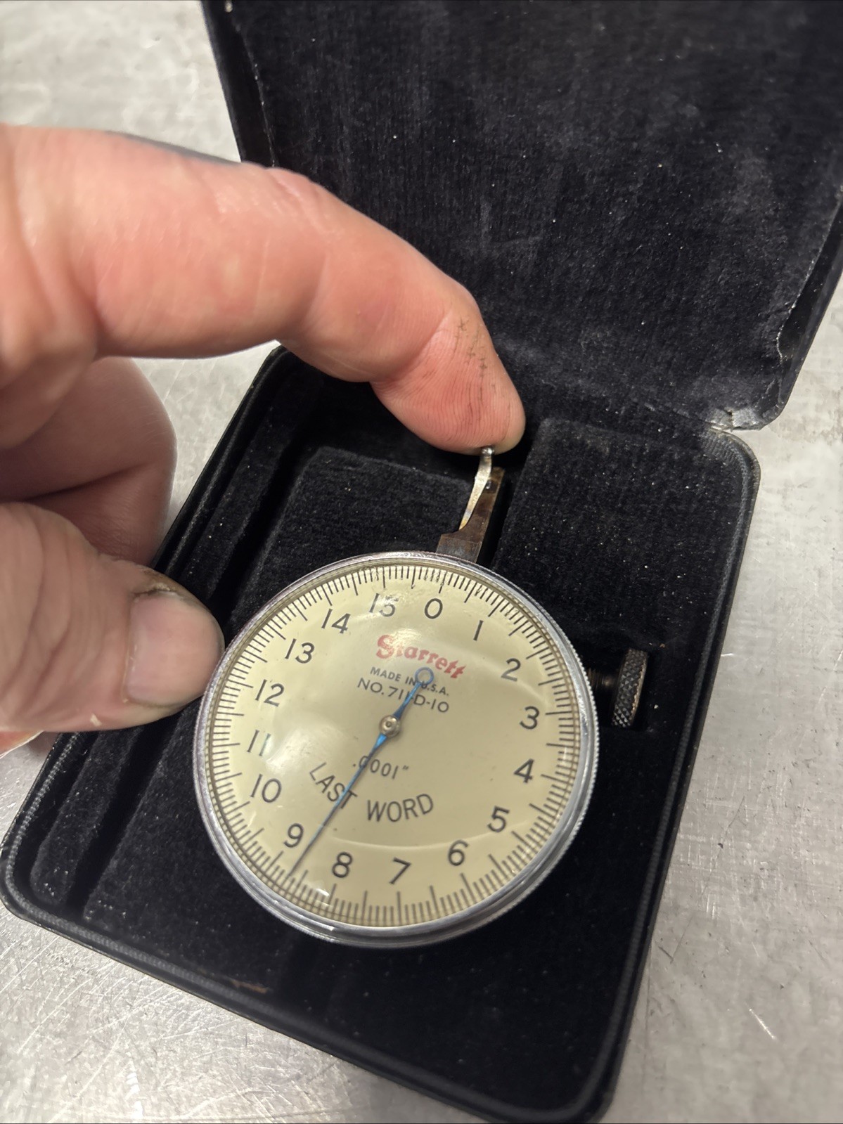 Starrett No 711-D-10 Last Word Dial Test Indicator — photo 9