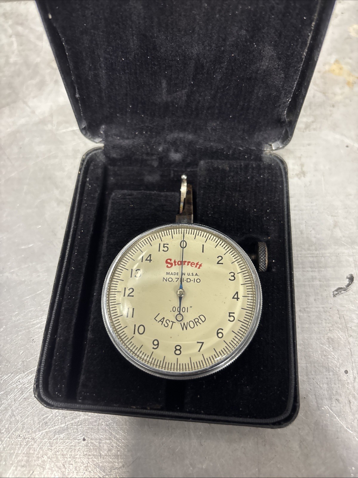 Starrett No 711-D-10 Last Word Dial Test Indicator — photo 10